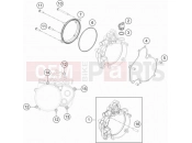 HUSQVARNA 2018 Offroad TC 50 (F2001R4) [EU] CLUTCH COVER|Engine|30
