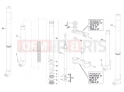 HUSQVARNA 2014 Offroad TE 449-511 FRONT FORK ASSEMBLY