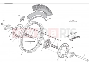 HUSQVARNA 2014 Offroad TE 449-511 REAR WHEEL