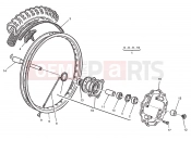 HUSQVARNA 2014 Offroad WR-CR 125 FRONT WHEEL