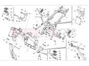 HUSQVARNA 2013 TR 650 TERRA-STRADA FRAME - FOOTRESTS