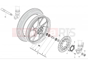 HUSQVARNA 2013 TR 650 TERRA-STRADA FRONT WHEEL (STRADA)