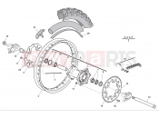 HUSQVARNA 2013 TXC 511 REAR WHEEL