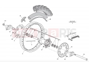 HUSQVARNA TE 449-511 REAR WHEEL
