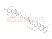 HUSQVARNA 2013 TC 449 OIL PUMP