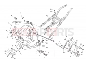 HUSQVARNA 2013 TC 449 FRAME - FOOTRESTS