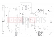 HUSQVARNA 2013 TC 449 FRONT FORK ASSEMBLY