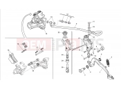 HUSQVARNA 2013 TC 449 REAR BRAKE SYSTEM