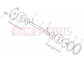 HUSQVARNA 2012 TE 449-511 OIL PUMP
