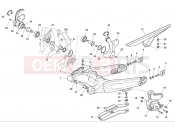 HUSQVARNA 2012 TE 449-511 REAR SWING ARM