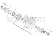 HUSQVARNA 2012 TXC 449-511 CRANK SHAFT