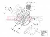 HUSQVARNA 2012 TXC 449-511 CYLINDER HEAD