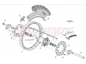 HUSQVARNA 2012 TXC 449-511 REAR WHEEL