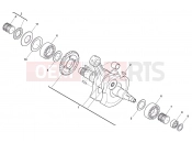 HUSQVARNA 2012 TC 449 CRANK SHAFT
