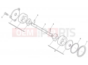 HUSQVARNA 2012 TC 449 OIL PUMP