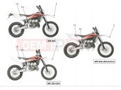 HUSQVARNA 2012 WR 250-300 TRANSFERS (250)