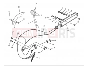 HUSQVARNA 2012 SMS-WRE 125 EXHAUST SYSTEM