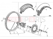 HUSQVARNA 2012 SMS-WRE 125 FRONT WHEEL