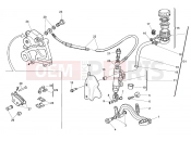 HUSQVARNA 2011 SM-TE 630 REAR BRAKE SYSTEM