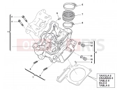 HUSQVARNA 2011 SMR 449-511 CYLINDER HEAD