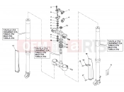 HUSQVARNA 2011 SMR 449-511 STEERING FORK