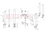 HUSQVARNA 2011 SMS4-TE 125 22 FRONT FORK ASSEMBLY