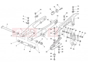 HUSQVARNA 2011 SMS4-TE 125 REAR SWING ARM