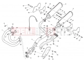 HUSQVARNA 2010 SM-TE 630 EXHAUST SYSTEM