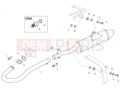 HUSQVARNA 2009 TC 250 EXHAUST SYSTEM