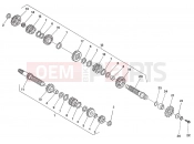 HUSQVARNA 2009 SMS-WRE 125 GEAR BOX