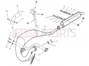 HUSQVARNA 2009 SMS-WRE 125 EXHAUST SYSTEM