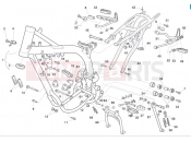 HUSQVARNA SM-TE 610 FRAME - FOOTRESTS