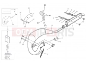 HUSQVARNA 2008 SMS-WRE 125 EXHAUST SYSTEM