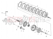 HUSQVARNA 2007 WR 250 PRIMARY DRIVE - CLUTCH