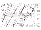 FRONT FORK ASSEMBLY - Husqvarna WR 250 2005