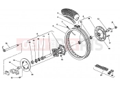 REAR WHEEL - Husqvarna WR 250 2005