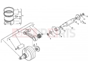 HUSQVARNA 2004 SMS-TE 610E CRANKSHAFT - PISTON