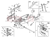 HUSQVARNA 2004 TE-SMR 570 REAR SWING ARM