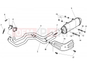 HUSQVARNA 2004 TE-SMR 570 EXHAUST SYSTEM