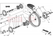 HUSQVARNA 2004 TE-SMR 570 REAR WHEEL