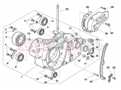 HUSQVARNA 2004 TE 510R CRANKCASE CARTER L.H.