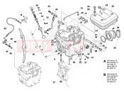 HUSQVARNA 2004 TE 510R CYLINDER HEAD