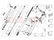 HUSQVARNA 2004 TE 510R FRONT FORK ASSEMBLY