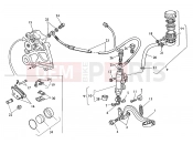 HUSQVARNA 2004 TE 510R REAR BRAKE SYSTEM