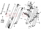 HUSQVARNA 2004 WRE-SMS 125 FRONT FORK ASSEMBLY