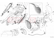 DUCATI 2013 Diavel AMG 27A - NUMBER PLATE HOLDER - TAIL LIGHT (2) » LIGHTING SYSTEM