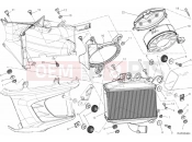 DUCATI 2013 Diavel AMG RADIATOR, WATER, LH » COOLING SYSTEM