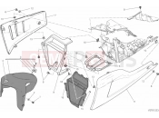DUCATI 2013 Diavel BRA FRONT MUDGUARD » PLASTICS