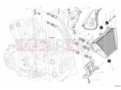 DUCATI 2013 Diavel BRA OIL COOLER » LUBRICATION SYSTEM