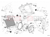 DUCATI 2013 Diavel Carbon RADIATOR, WATER,RH » COOLING SYSTEM